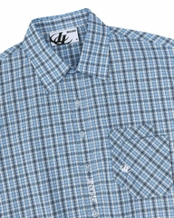 Insane® Horseshoe Plaid Shirt - Blue