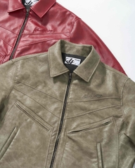 Insane® Noir Leather Jacket - Red