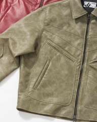 Insane® Noir Leather Jacket - Red