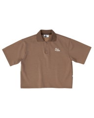 Insane® Basic Boxy Polo - Brown