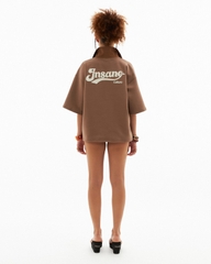 Insane® Basic Boxy Polo - Brown