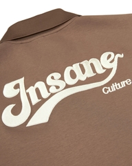 Insane® Basic Boxy Polo - Brown