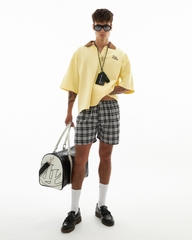 Insane® Basic Boxy Polo - Lemon Chiffon