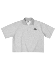Insane® Basic Boxy Polo - Melange