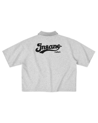 Insane® Basic Boxy Polo - Melange