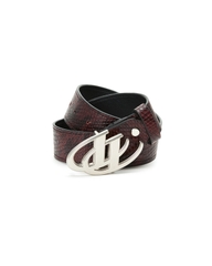 Insane® Animal Skin Belt - Red Python Pattern