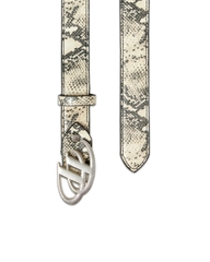 Insane® Animal Skin Belt - White Python Pattern