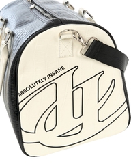 Insane® Leather Duffle Bag - Black