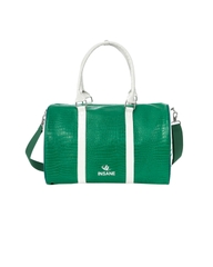 Insane® Leather Duffle Bag - Green