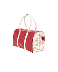 Insane® Leather Duffle Bag - Red