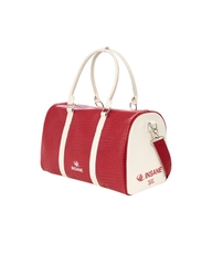 Insane® Leather Duffle Bag - Red