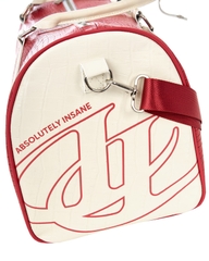 Insane® Leather Duffle Bag - Red