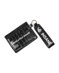 Insane® Leather Card Holder - Black