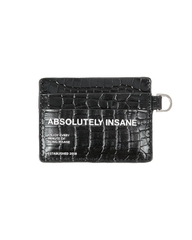 Insane® Leather Card Holder - Black
