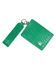 Insane® Leather Card Holder - Green