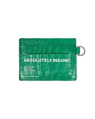 Insane® Leather Card Holder - Green