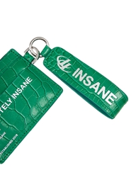 Insane® Leather Card Holder - Green
