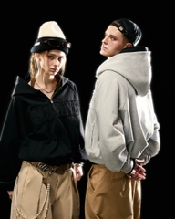 Insane® Studded Hoodie - Black