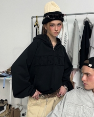 Insane® Studded Hoodie - Black