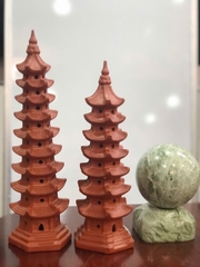 Tháp Văn Xương Mini 7 Tầng Màu Đỏ TVXKB05 – Tăng Trí Tuệ & Thăng Tiến Sự Nghiệp