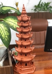 Tháp Văn Xương 7 Tầng Màu Đỏ TVXKB03 – May Mắn Thi Cử, Vượng Công Danh