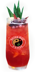 Ngọc Đào Lam - Trà Vải Hibiscus  | Huyền Học Coffee