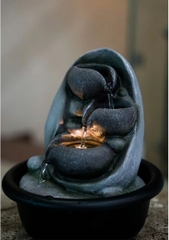 Thác Nước Phong Thủy Mini TNMKB14 – Hút Lộc, Tạo Năng Lượng Tích Cực Cho Không Gian Sống