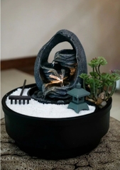 Thác Nước Phong Thủy Mini TNMKB11 – Chiêu Tài, Hút Lộc, Trang Trí Phong Thuỷ