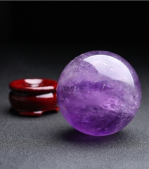 Quả Cầu Phong Thủy Thạch Anh Tím – Vật Phẩm Mang Năng Lượng Tích Cực, Trí Tuệ Và Bình An_KBPT16
