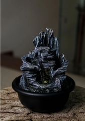 Thác nước phong thủy mini để bàn TNMKB15 – Thu hút tài lộc, trang trí sang trọng