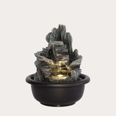 Thác nước phong thủy mini để bàn TNMKB15 – Thu hút tài lộc, trang trí sang trọng