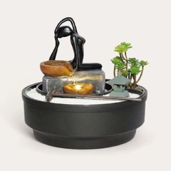 Thác nước phong thủy mini để bàn TNMKB16 – Thiết kế nghệ thuật, mang tài lộc & bình an