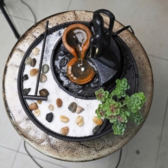 Thác nước phong thủy mini để bàn TNMKB16 – Thiết kế nghệ thuật, mang tài lộc & bình an