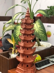 Tháp Văn Xương 7 Tầng Màu Đỏ TVXKB03 – May Mắn Thi Cử, Vượng Công Danh