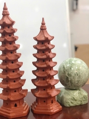Tháp Văn Xương Mini 7 Tầng Màu Đỏ TVXKB05 – Tăng Trí Tuệ & Thăng Tiến Sự Nghiệp