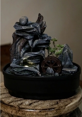 Thác Nước Phong Thủy Mini TNMKB13 – Trang Trí Bàn Làm Việc Sang Trọng