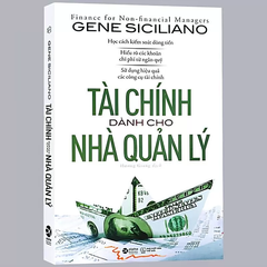 Sách : Tài Chính Dành cho Nhà Quản Lí tác giả Gene Siciliano