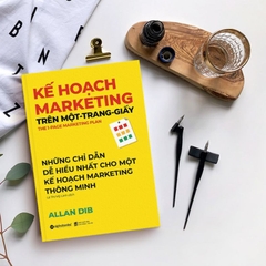 Sách: Kế hoạch Marketing Trên 1Trang Giấy - The 1 Page Marketing Plan