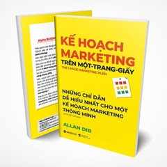 Sách: Kế hoạch Marketing Trên 1Trang Giấy - The 1 Page Marketing Plan