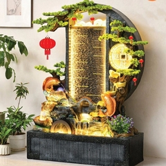Tiểu Cảnh Thác Nước Trăng Khuyết _KBPTTN042 – Biểu Tượng Của Vẻ Đẹp Ban Đêm Và Tài Lộc Sinh Sôi