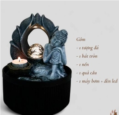 Thác nước mini để bàn TNMKB02 – Điểm nhấn phong thủy tinh tế cho không gian sống và làm việc