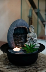 Thác Nước Phong Thủy Mini Để Bàn TNMKB04 – Điểm Nhấn Trang Trí, Hút Tài Lộc Cho Văn Phòng Và Gia Đình