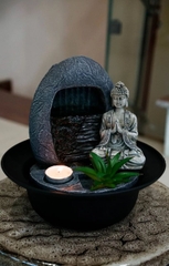 Thác Nước Phong Thủy Mini Để Bàn TNMKB04 – Điểm Nhấn Trang Trí, Hút Tài Lộc Cho Văn Phòng Và Gia Đình