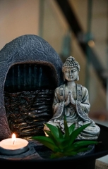 Thác Nước Phong Thủy Mini Để Bàn TNMKB04 – Điểm Nhấn Trang Trí, Hút Tài Lộc Cho Văn Phòng Và Gia Đình