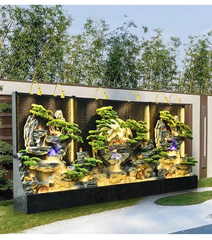 Thác Nước Phong Thủy Phong Cảnh Thiên Nhiên ­­_ KBPTTN06