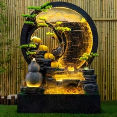 Thác Nước Phong Thủy Tài Lộc Sơn Thủy_KBPTTN040 – Kích Hoạt Sinh Khí, Thu Hút Vượng Tài