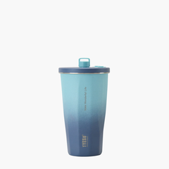 16oz (470ml)-TYESO Gradient Dopamine Tumbler with Retractable Straw 36# Intl