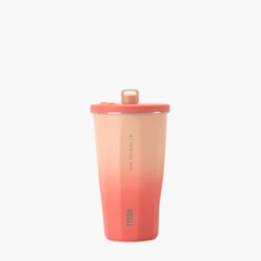 16oz (470ml)-TYESO Gradient Dopamine Tumbler có ống hút có thể thu vào