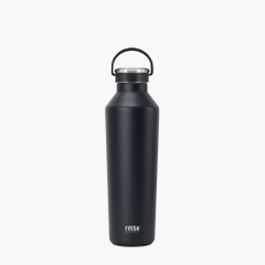 Bình nước thể thao cách nhiệt chân không TYESO có quai xách bằng silicon mềm 30oz（900ml)