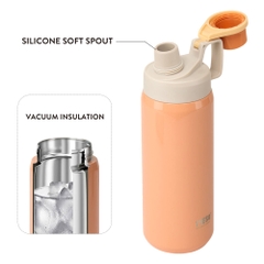 30oz（900ml）- Bình đựng nước thể thao cách nhiệt chân không TYESO Vibrant có tay cầm dễ cầm nắm